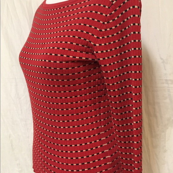 Sculpture Silk Boatneck Top Size M Silk Blend - Picture 3 of 6